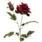 12 Pack: 29.5" Burgundy Velvet Rose Stem by Ashland®